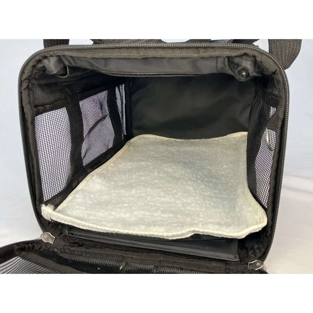 Sherpa Original Deluxe Airline Approved Dog & Cat Pet Carrier Bag | Black Large